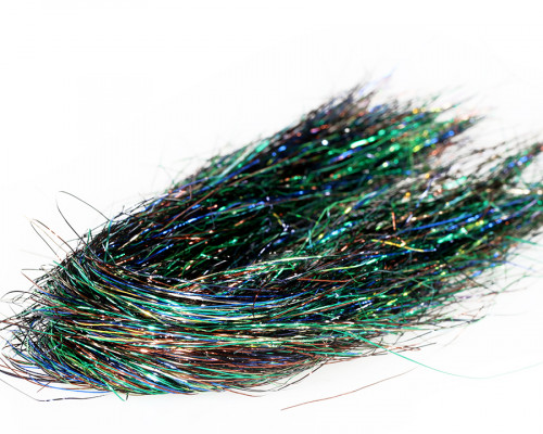 Fine 3D Tinsel Hair, Dark Peacock UVR / 81